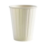Biopak Paper Cup Double Wall 390ml 12oz White 1000