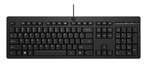 HP 125 Wired Keyboard Black 266C9AA