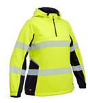 Bisley Jumper Womens Liquid Repellent Taped Fleece Hoodie YellowNavy BKL6571T