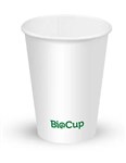 Biocup Single Wall Paper Cup Cold Water 200ml6Oz White Box 1000 