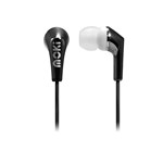 Moki Life Metallic Wired Earphones  Black