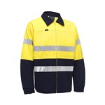 Akurra Jacket Cotton Drill Taped 310gsm YellowNavy
