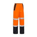 Akurra Polyester PU Coated Taped Rain Pants 300D OrangeNavy