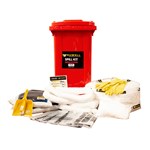Duwell Oil  Fuel Spill Kit 240L Wheelie Bin Not Included