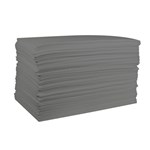 Duwell Lightweight General Purpose Absorbent Pads 400 X 500mm 200gsm Grey 100 Pk