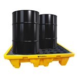 Duwell 4 Drum Pallet Spill Bund with Drain