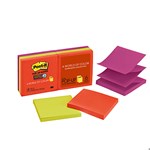 PostIt Notes R3306Ss Pop Up Super Stick Recyc 76X7 NeonMarrakesh