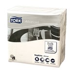 Tork Napkin Dinner 2 Ply Edge Emboss White 150