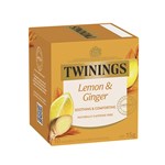 Twinings Tea Bags Lemon And Ginger Enveloped Pack 10