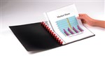 Marbig Display Book Refillable Kwik Zip A4 Black 20 Page