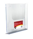 Deflecto Brochure Holder 39610 Wall A4 1 Tier Clear