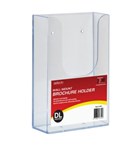 Deflecto Brochure Holder 39612 Wall DL1 Tier Clear