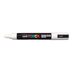Uniball Posca Pc5M Poster Marker Medium Bullet Point 25mm White