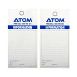Tag INFORMATION BlueWhite 80 X 160mm Pk 100