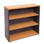 Rapid Worker Bookcase Open 900X900X315 Cherry  Ironstone
