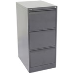 Rapid Filing Cabinet 3 Drawer Go Steel Graphite Ripple