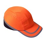 Wirra Baseball Bump Cap Long Peak Orange Reflective Large