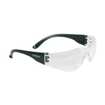 Wirra Zero Safety Glasses Clear Lens Green Arms