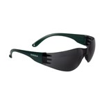 Wirra Zero Safety Glasses Smoke Lens Green Arms