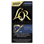 Lor Espresso Coffee Capsules Ristretto Decaf Intensity 9