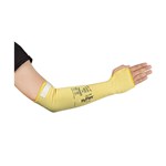 Ansell 70138 HyFlex Cut C Kevlar Sleeves Yellow Knit One Size