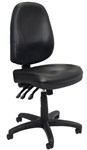 Rapid PO500 High Back Heavy Duty 150Kg Task Chair Black Pu