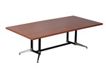 Rapid Typhoon Boardroom Table 1800X900X730Mm Top 25Mm Cherry Top