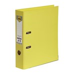 Marbig PE Linen Lever Arch File A4 Yellow