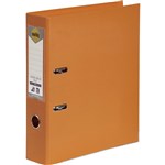Marbig PE Linen Lever Arch File A4 Orange