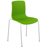 Acti 4C Side Chair With Chrome Leg Base Green