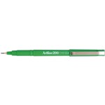 Artline 200 Fineliner Pen 04mm Box 12 Green