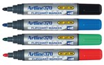 Artline 370 Flipchart Marker 2mm Bullet Ass Pack 4