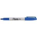 Sharpie Marker Fine Permanent Bullet Point 1mm Pack 12 Blue