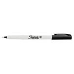 Sharpie Marker Permanent Ultra Fine 03mm Pack 12 Black