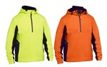 Bisley Jumper HiVis Liquid Repellent Fleece Hoodie BK6571
