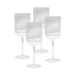 Ivy Ribbed Wine 380mL Glasses