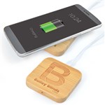 Arc Square Bamboo Wireless Charger