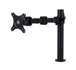 Revolve Pole Mounted Single Monitor Arm